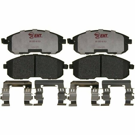 R/M BRAKES BRAKE PADS OEM OE Replacement Hybrid Technology Includes Mounting Hardware EHT815H